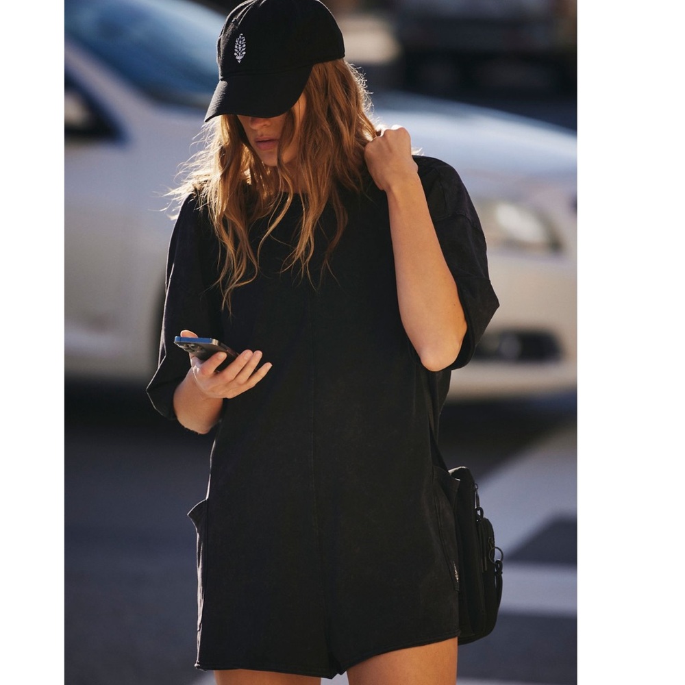 NEW Free People Movement Hot Shot Tee Romper - Picture 7 of 8